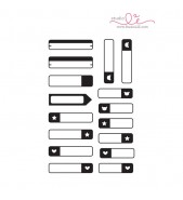 Studio L2E LABEL IT planner stamp set